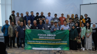 Sesi foto bersama perwakilan petani hortikultura Kota Batu, Kabupaten Malang. (Foto/Rhea Laras)