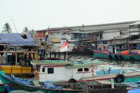 Perkampungan nelayan di Pantai Utara Jakarta. Kredit foto: Sakinah Ummu Haniy/WRI Indonesia