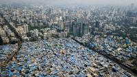Informal settlements at the edge of Mumbai, India. Photo by Johnny Miller/Unequal Scenes