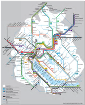 <p>. Fig: Jaringan Transportasi Umum Wilayah Zurich.</p>
