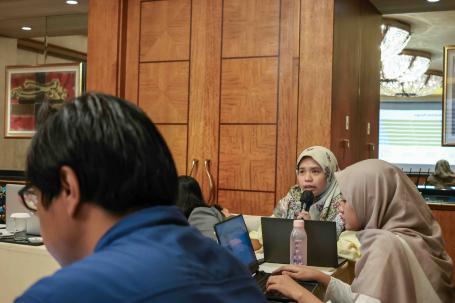 Sri Noor Chalidah menyampaikan tentang permasalahan pangan di Indonesia saat ini 