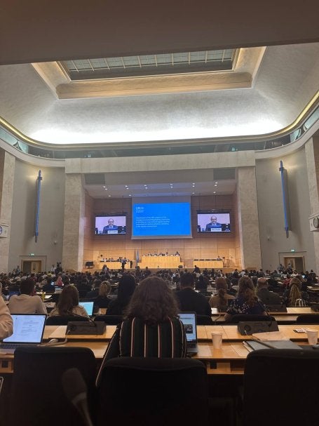 Suasana ruang sidang INC