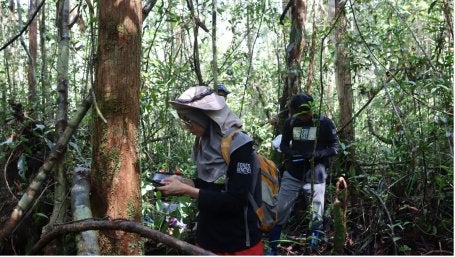 mencatat titik koordinat