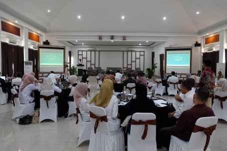 Suasana workshop.