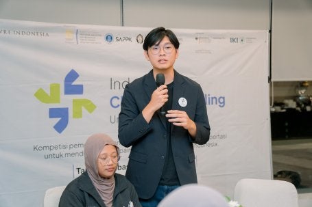 Finalists speaking