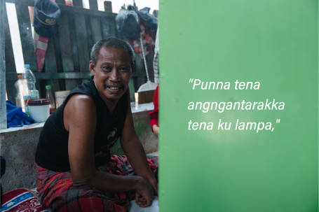 “Punna tena angngantarakka tena ku lampa,"