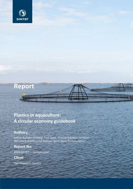 Plastics in aquaculture
