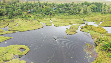 Sumber air bersih utama Kabupaten Merauke di Rawa Biru