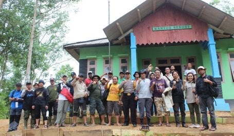 Para peserta Jelajah Konservasi. Foto oleh Umi Purnamasari/WRI Indonesia