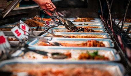 Food buffet.