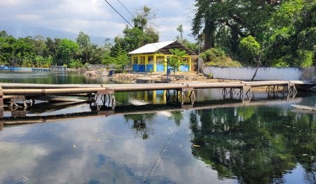 water in the village