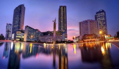 Jakarta skyline. Flickr/Alex Hanoko