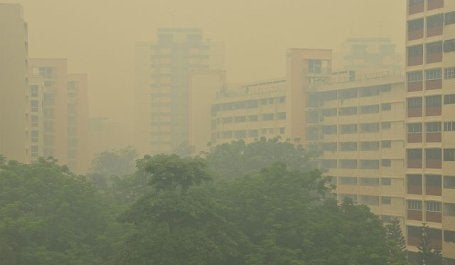 Singapore during the 2013 haze crisis. Photo by Choo Yut Shing/Flickr.