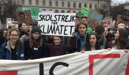 Greta Thunberg, a 16-year old Swedish who inspire the Fridays for Future Climate Strike, a movement to skip schools on Friday to strike, pushing the government to urgently act on climate change. Photo credit: Greta Thunberg/Twitter