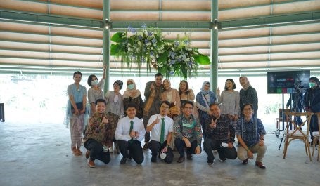 WRI Indonesia family at Kirananda's wedding. Photo credit: private collection