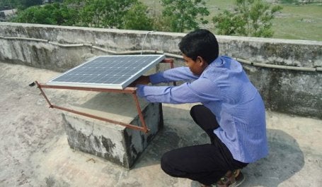 Solar home systems in Bangladesh. Photo by ILO/Flickr.