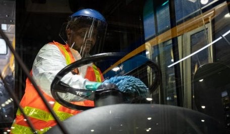 New York City’s Metropolitan Transit Authority is stepping up sanitation on buses, subway cars and stations. Photo by MTA/Flickr