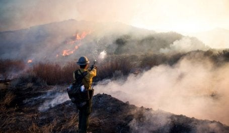 Wildfires in California. Photo by Stuart Palley/U.S. Forest Service