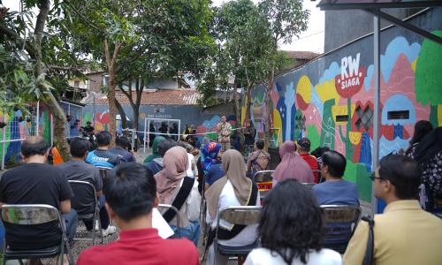 Sinergi Anak Muda dan Masyarakat Kopo RW 07 Wujudkan “Pocket Park” di Kampung Kota