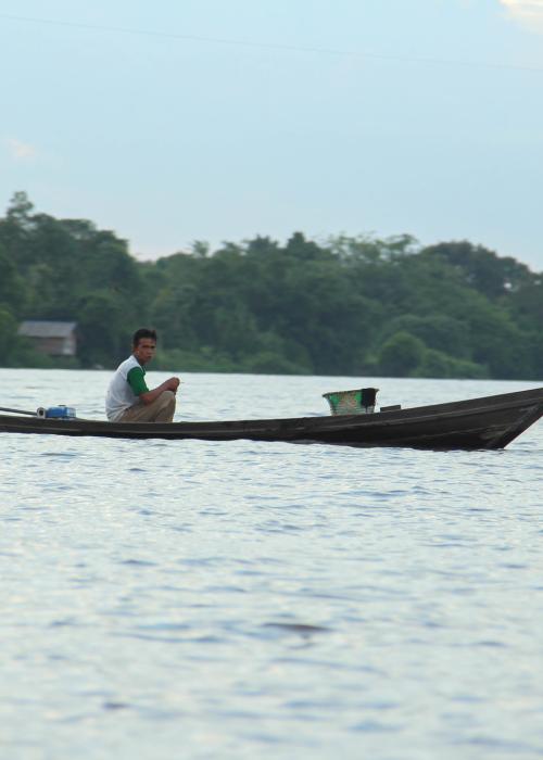 Fishing, Central Kalimantan, Indonesia